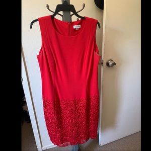 Red Calvin Klein Dress
